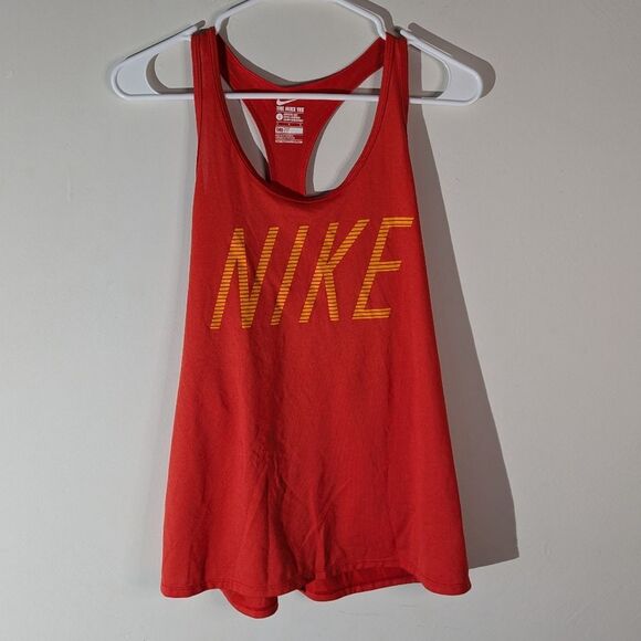 Nike Dri Fit Racerback Graphic Tank Top Women's Size Large - Picture 1 of 4